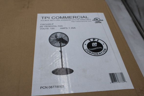 Tpi CACU20-P Draft Inducers and Accessories EA