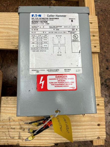 Crouse-Hinds S20N11S76N Dry Type Transformers EA