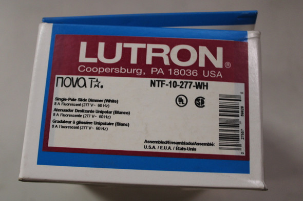 Lutron NTF-10-277-WH Light and Dimmer Switches EA