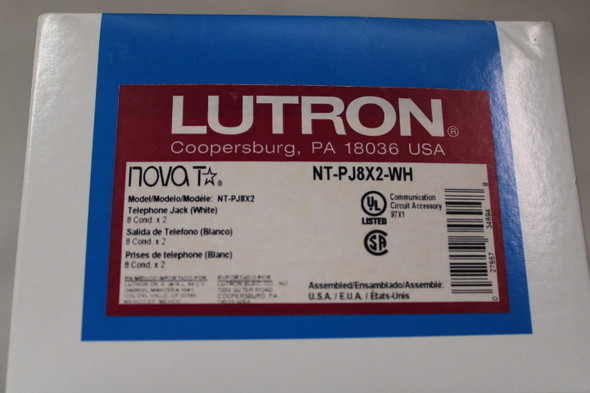 Lutron NT-PJ8X2-WH Outlet Lutron NT-PJ8X2-WH Outlet