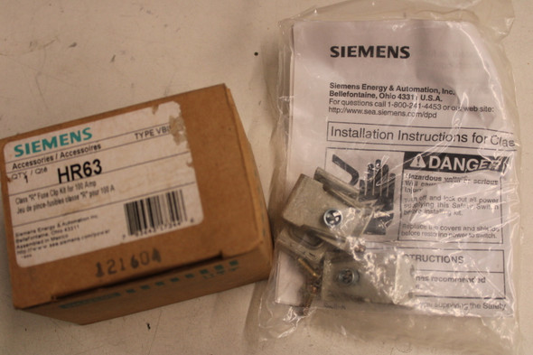 Siemens HR63 Switch Accessories 100A