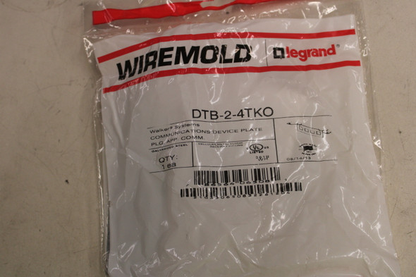 Wiremold DTB-2-4TKO Outlet Boxes/Covers/Accessories EA