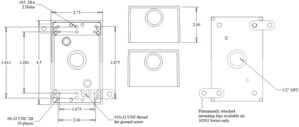 Mulberry 30201 Outlet Boxes/Covers/Accessories EA