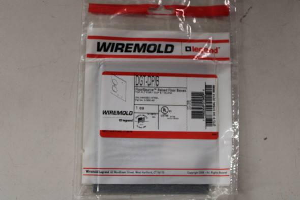 Wiremold DGT-DP/B Power Outlet Panels EA