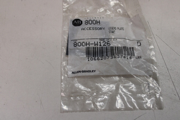 Allen Bradley 800H-W126 Contact Blocks and Other Accessories EA