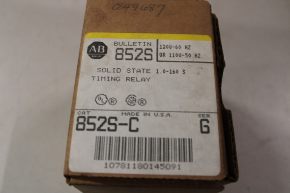 Allen Bradley 852S-C Relays EA