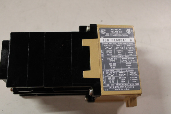 Allen Bradley 700-PK600A1 Relays EA