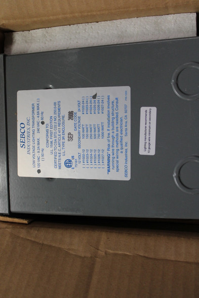 SEBCO 1025-24 Lighting Transformer EA