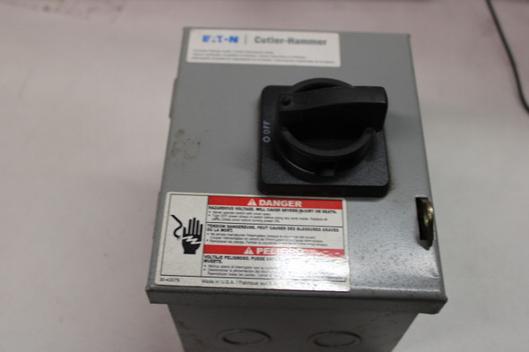 Crouse Hinds DR3030UG Other Sensors and Switches 3P 30A EA