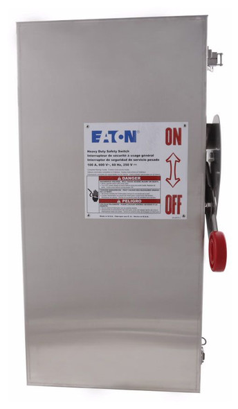 Eaton DH361UWK Safety Switches 3P 30A 600V EA