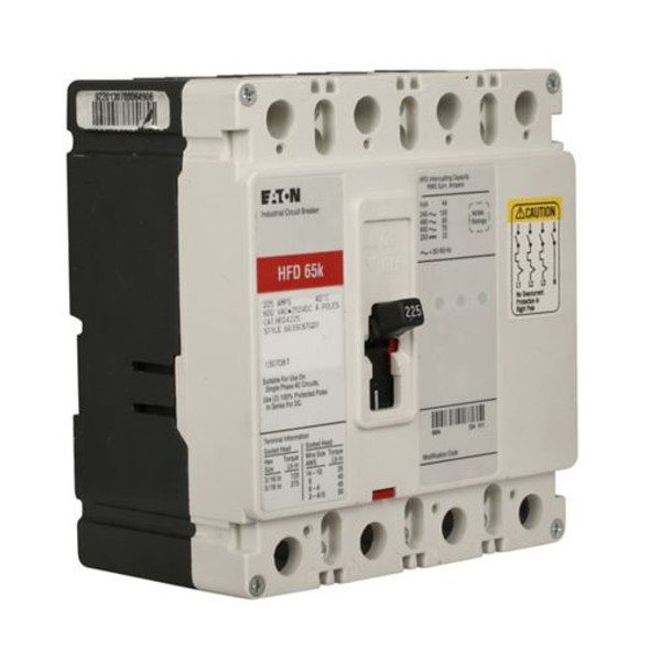 Eaton HFD4020L Molded Case Breakers (MCCBs) 4P 20A EA