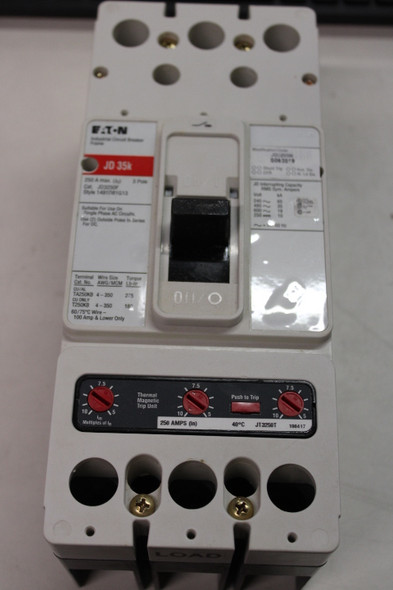 Eaton JD3250W Molded Case Breakers (MCCBs) 3P 250A EA