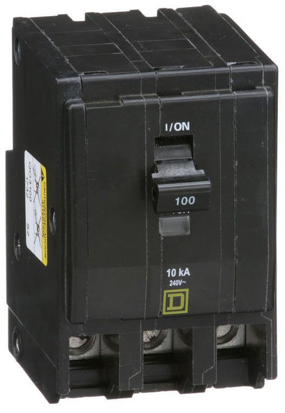 Square D QO3100 Miniature Circuit Breakers (MCBs) 3P 100A 240V