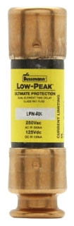 Bussmann LPN-RK-2-1/2SP Class RK1 2.5A 250VAC, 125VDC Time Delay Fuse
