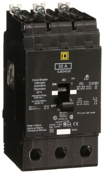 Square D EJB34035 Miniature Circuit Breakers (MCBs)
