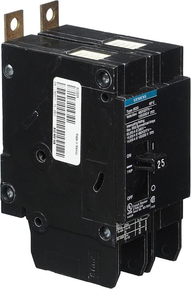Siemens BQD225 Miniature Circuit Breakers (MCBs) 2P 25A 277V