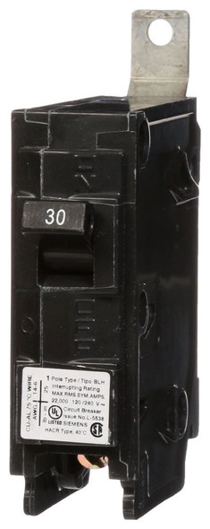 Siemens B130H Miniature Circuit Breakers (MCBs) 30A