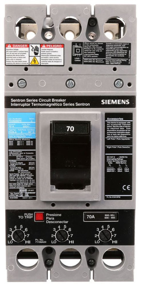 Siemens FXD63B070 Motor Circuit Protector (MCPs)