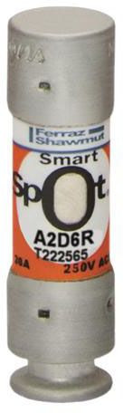 Ferraz Shawmut A2D6R Class RK1 6A 250VAC/DC Low Voltage Ul Power Fuse