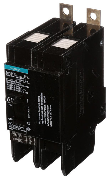 Siemens BQD260 Miniature Circuit Breakers (MCBs) EA