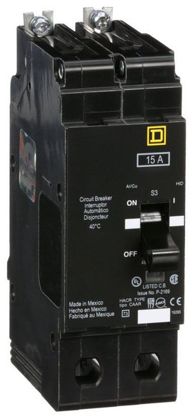 Square D EJB24015 Miniature Circuit Breakers (MCBs)