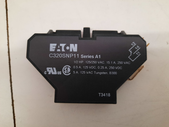 Eaton C320SNP11 Auxiliary Contact 15-75A EA