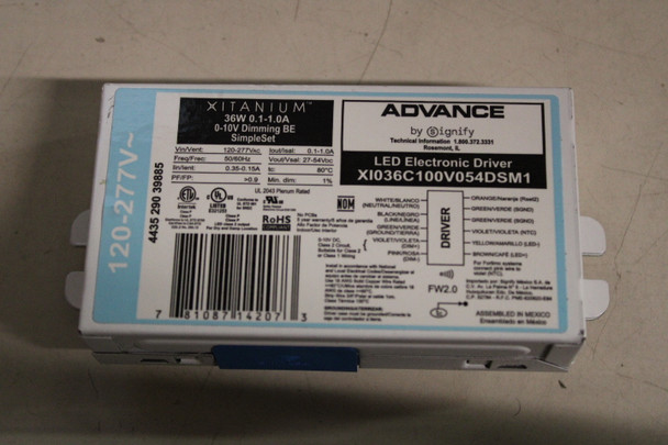 Advance XI036C100V054DSM1 LED Drivers EA