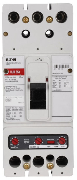 Eaton JD3200 Molded Case Breakers (MCCBs) EA