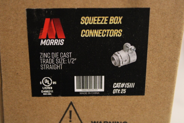 Morris Products 15111 Connectors 25BOX