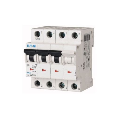 Eaton FAZ-B63/3N Miniature Circuit Breakers (MCBs)