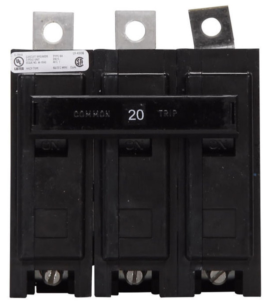 Crouse-Hinds BAB3020H Miniature Circuit Breakers (MCBs) 3P 20A