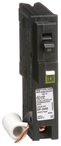 Square D HOM120CAFI Molded Case Breakers (MCCBs) EA