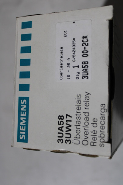 Siemens 3UA5800-2C Relays EA