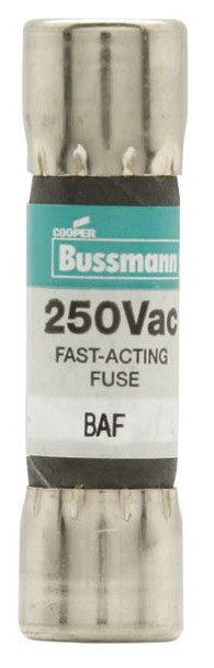 Bussmann BAF-20 Midget Fuse 20A 250VAC Midget Fuse