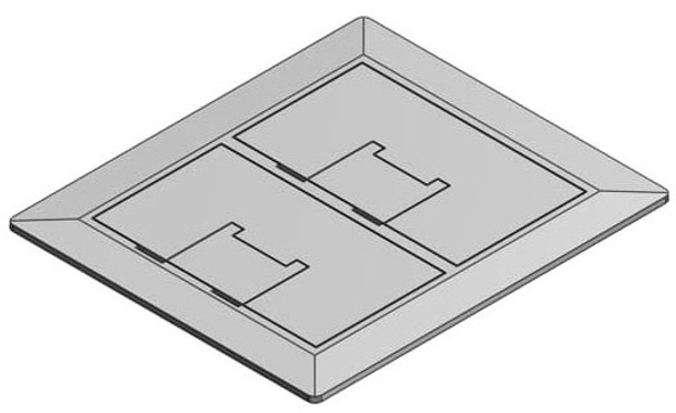 Carlon E9762SS Power Outlet Panels