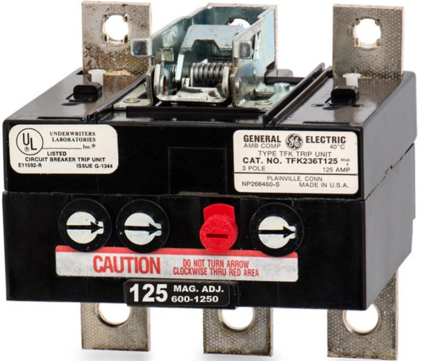 GENERAL ELECTRIC TFK236T125 Trip Units