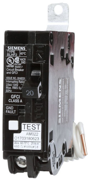 Siemens BF120AH Miniature Circuit Breakers (MCBs) 1P 20A Siemens BF120AH Miniature Circuit Breakers (MCBs) 1P 20A