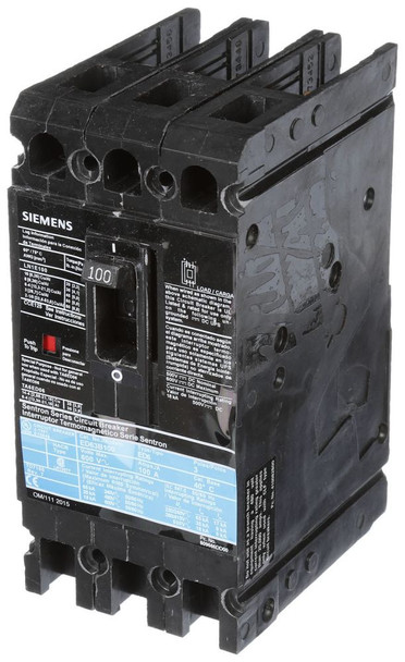 Siemens ED63B100 Molded Case Breakers (MCCBs) 3P 100A 600V
