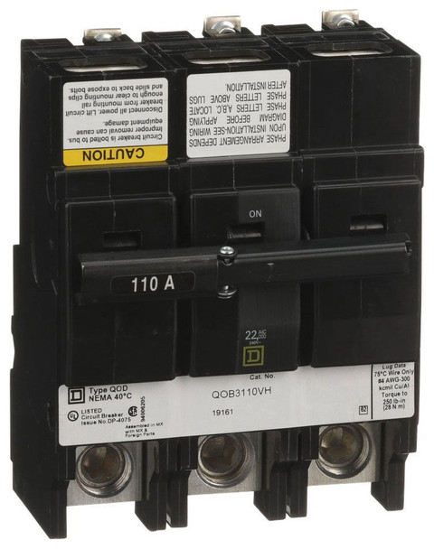 Square D QOB3110VH Miniature Circuit Breakers (MCBs)