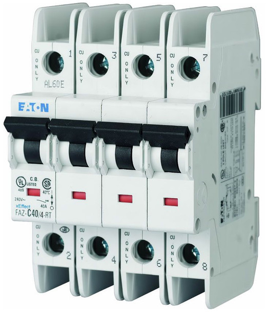Eaton FAZ-C8/4-NA Din Rail Mounted Circuit Breakers