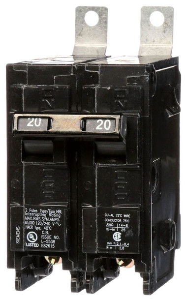 Siemens B220HH Miniature Circuit Breakers (MCBs)