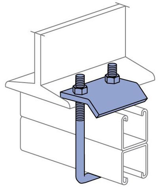 Unistrut P2786-HG Strut Channel/Mounting/Straps