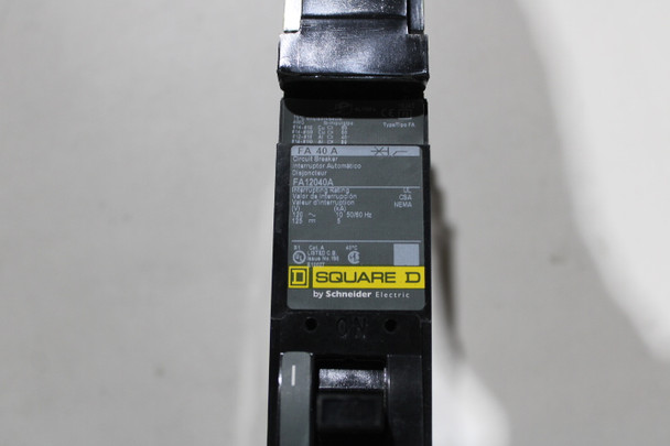 Square D FA12040A Miniature Circuit Breakers (MCBs) EA