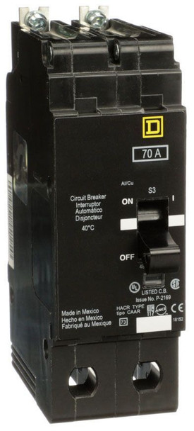 Square D EGB24070 Miniature Circuit Breakers (MCBs) EA