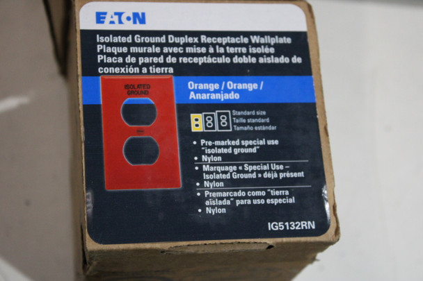 Eaton IG5132RN-F-L Wallplates and Accessories EA