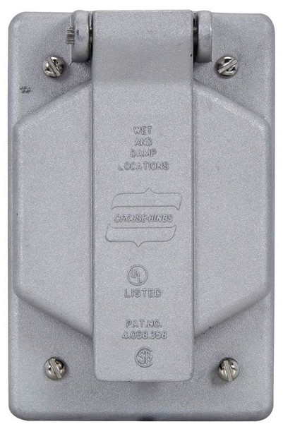 Crouse-Hinds WLRS1 Outlet Boxes/Covers/Accessories EA