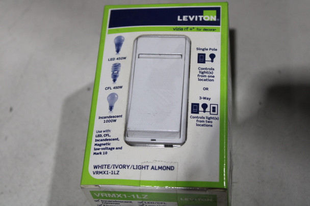 Leviton VRMX1-1LZ Light and Dimmer Switches EA