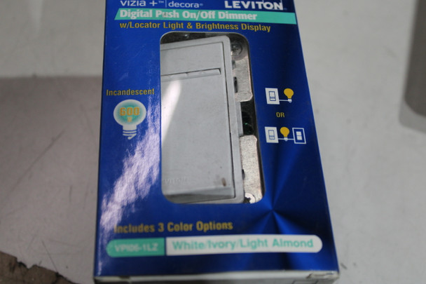 Leviton VPI06-1LZ Light and Dimmer Switches EA