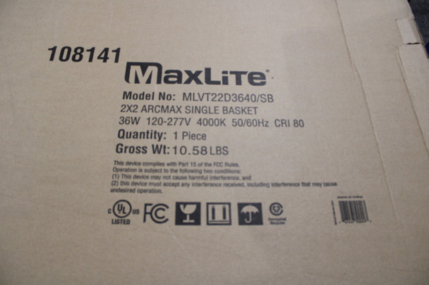 Maxlite MLVT22D3640/SB LED Lighting EA Maxlite MLVT22D3640/SB LED Lighting EA