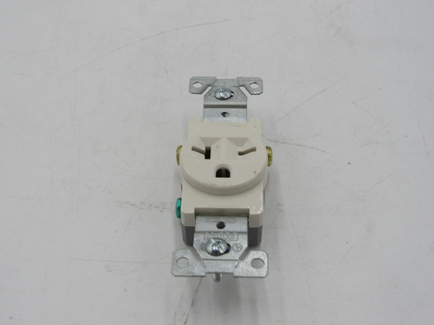 Eaton 1876LA Outlets Single Receptacle 20A 250V Light Almond EA